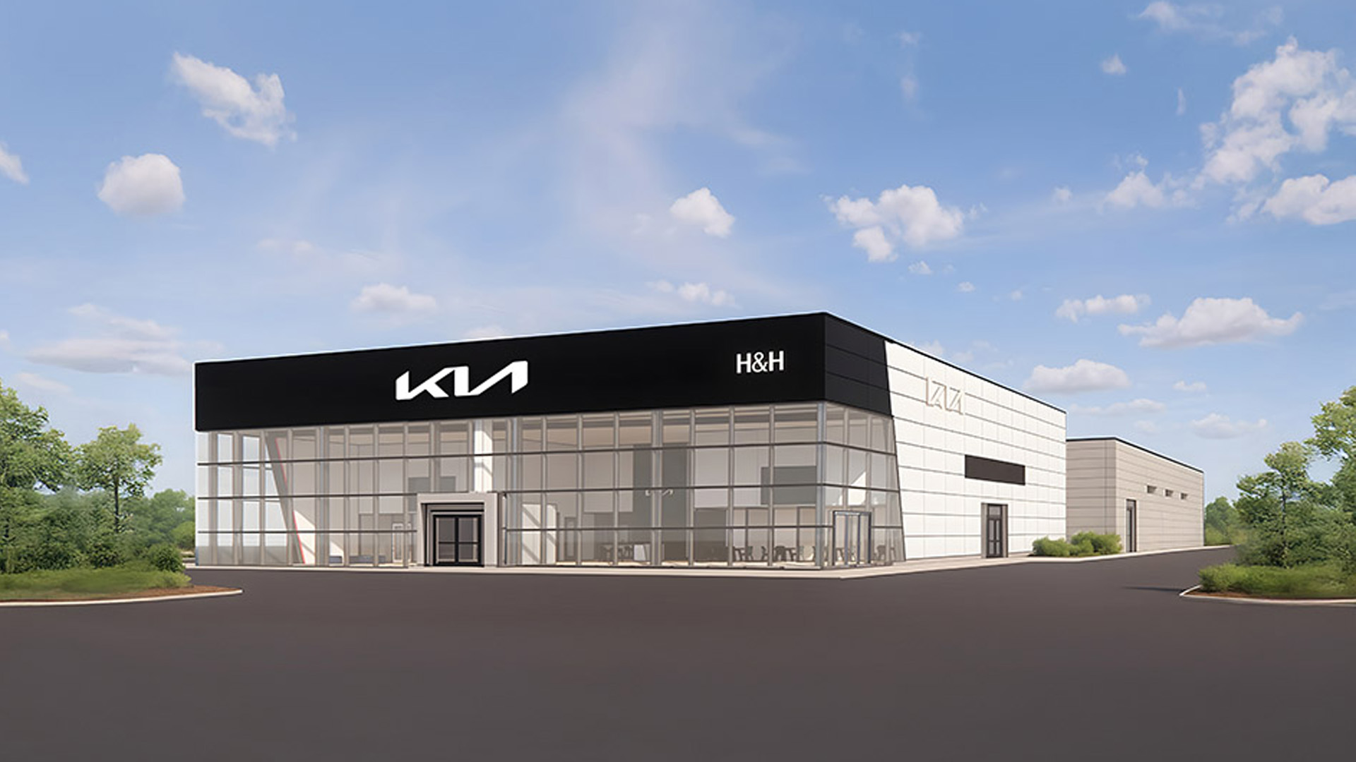 HH Kia of Omaha Village Pointe Rendering